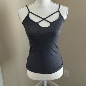 LOT OF 2. black & gray camisoles. Size XS womens